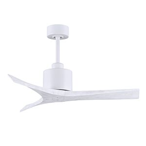 Mollywood 6-Speed DC 42 Ceiling Fan in Matte White with Matte White blades