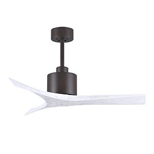 Mollywood 6-Speed DC 42 Ceiling Fan in Textured Bronze with Matte White blades