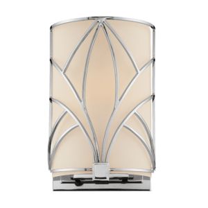 Storyboard Etched Opal Glass Wall Sconce