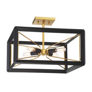  Sable Point Ceiling Light in Sand Black