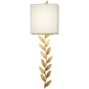 Metropolitan Arbor Grove 2 Light Wall Sconce in Ardent Gold Leaf