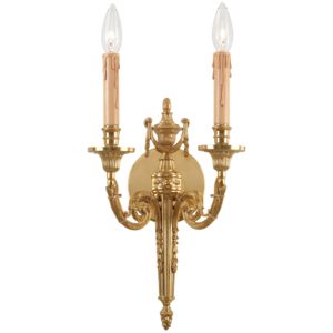 Metropolitan Family 2 Light Wall Sconce in French Gold