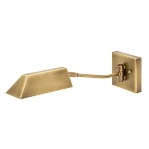 House of Troy Newbury 5 Inch Wall Lamp in Antique Brass