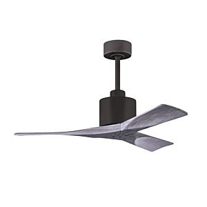 Nan 6-Speed DC 42 Ceiling Fan in Textured Bronze with Barnwood Tone blades