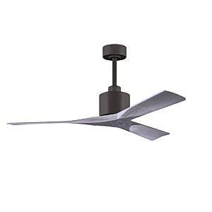 Nan 6-Speed DC 52 Ceiling Fan in Textured Bronze with Barnwood Tone blades