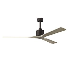 Nan XL 6-Speed DC 72 Ceiling Fan in Textured Bronze with Gray Ash blades