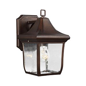 Feiss Oakmont 10.75 Inch Outdoor Wall Lantern in Patina Bronze