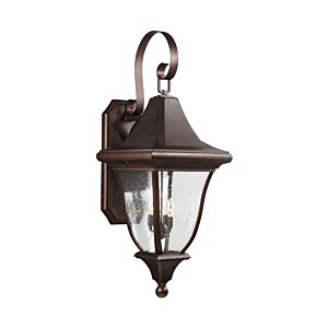 Feiss Oakmont 43.75 Inch 4 Light Outdoor Wall Lantern in Patina Bronze
