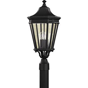 Generation Lighting Cotswold Lane Collection 10" Outdoor Lantern in Black Finish