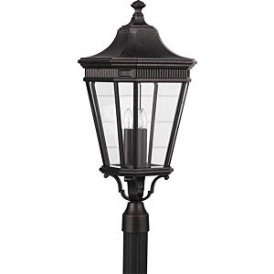 Feiss Cotswold Lane Collection 12 Inch Outdoor Lantern   Bronze