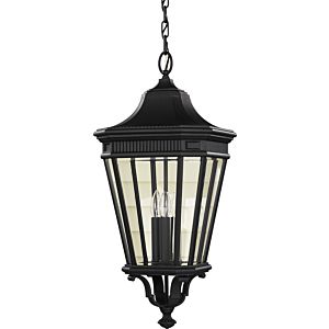 Generation Lighting Cotswold Lane Collection 12" Outdoor Lantern in Black