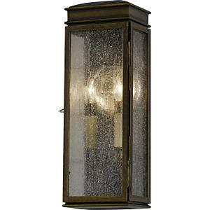 Feiss Whitaker 2 Light Outdoor Wall Lantern in Astral Bronze Finish
