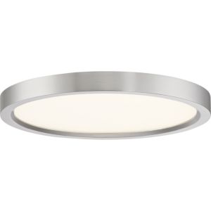 Quoizel Outskirts 11 Inch Ceiling Light in Brushed Nickel