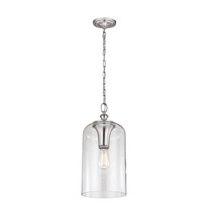 Feiss Hounslow Brushed Steel Pendant