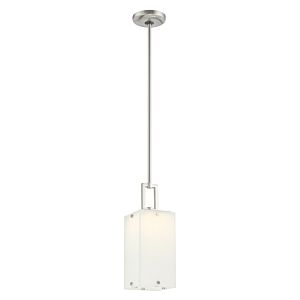 George Kovacs Button 6 Inch Pendant Light in Brushed Nickel