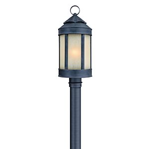 Troy Andersons Forge 21 Inch Post Lantern in Antique Iron