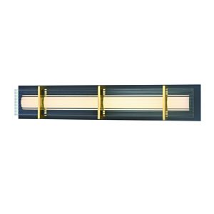 George Kovacs Midnight Gold Bathroom Vanity Light in Sand Coal and Honey Gold