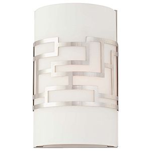 George Kovacs Alecia'S Necklace 11 Inch Wall Sconce in Brushed Nickel