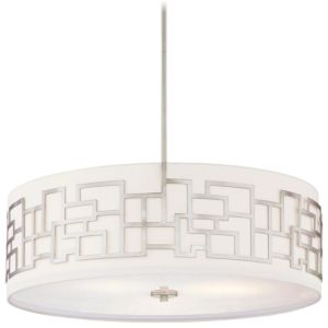 George Kovacs Alecia's Necklace 4 Light 24 Inch Pendant Light in Brushed Nickel