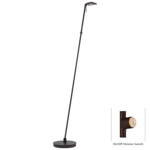 George Kovacs George's Reading Room Pharmacy LED Floor Lamp in Copper Bronze Patina