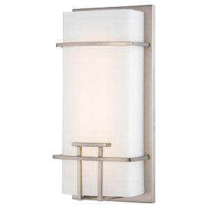 George Kovacs 12 Inch Wall Sconce in Brushed Nickel