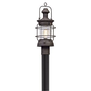 Atkins 1-Light Post Lantern in Centennial Rust