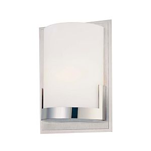 George Kovacs Convex 7 Inch Wall Sconce in Chrome