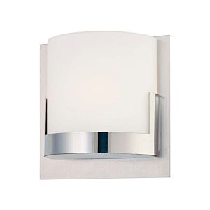 George Kovacs Convex Wall Sconce in Chrome