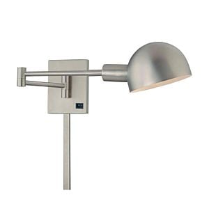 George Kovacs 7 Inch Wall Sconce in Matte Brushed Nickel