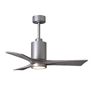 Patricia 1-Light 42" Ceiling Fan in Brushed Nickel
