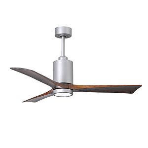 Patricia 1-Light 52" Ceiling Fan in Brushed Nickel