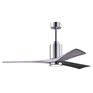 Patricia 1-Light 60" Ceiling Fan in Polished Chrome