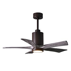 Patricia 1-Light 42" Ceiling Fan in Textured Bronze