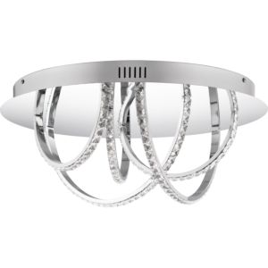 Quoizel Diamond 18 Inch Ceiling Light in Polished Chrome