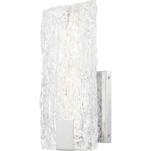 Quoizel Winter 12 Inch Wall Sconce in Polished Chrome