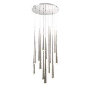 Modern Forms Cascade 15 Light 23 Inch in Polished Nickel