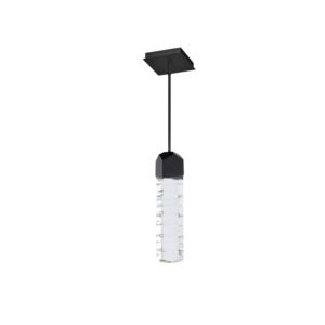 Juliet 1-Light LED Mini Pendant in Black