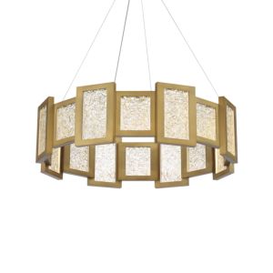 Modern Forms Fury Pendant Light in Aged Brass