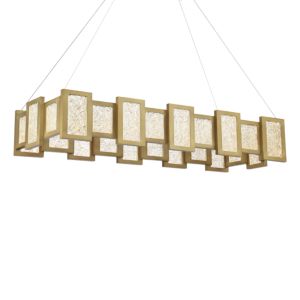 Modern Forms Fury Pendant Light in Aged Brass