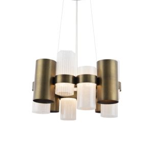 Modern Forms Harmony Transitional Chandelier in Aged Brass