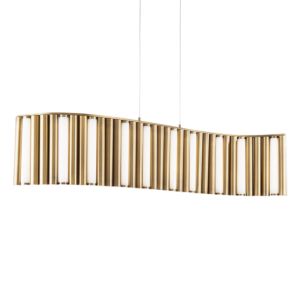 Modern Forms Aretha Pendant Light in Aged Brass