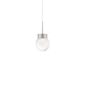 Modern Forms Double Bubble Pendant Light in Satin Nickel