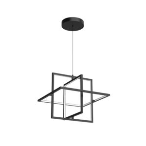 Mondrian LED Pendant in Black