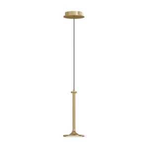 Issa LED Pendant in Brushed Gold