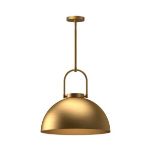 Harper 1-Light Pendant in Aged Gold