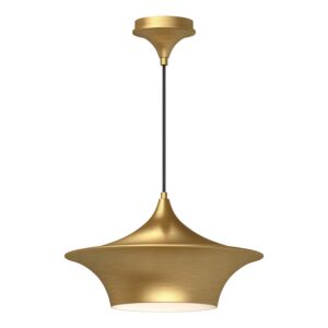 Emiko 1-Light Pendant in Brushed Gold