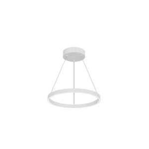 Cerchio LED Pendant in White