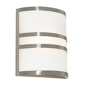 Plaza 2-Light Wall Sconce in Brushed Nickel