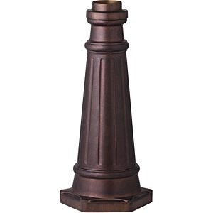Feiss Outdoor 10 Inch Post Base in Patina Bronze