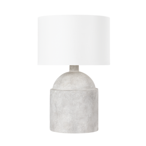 Torrance One-Light Table Lamp in Ceramic Weathered Grey